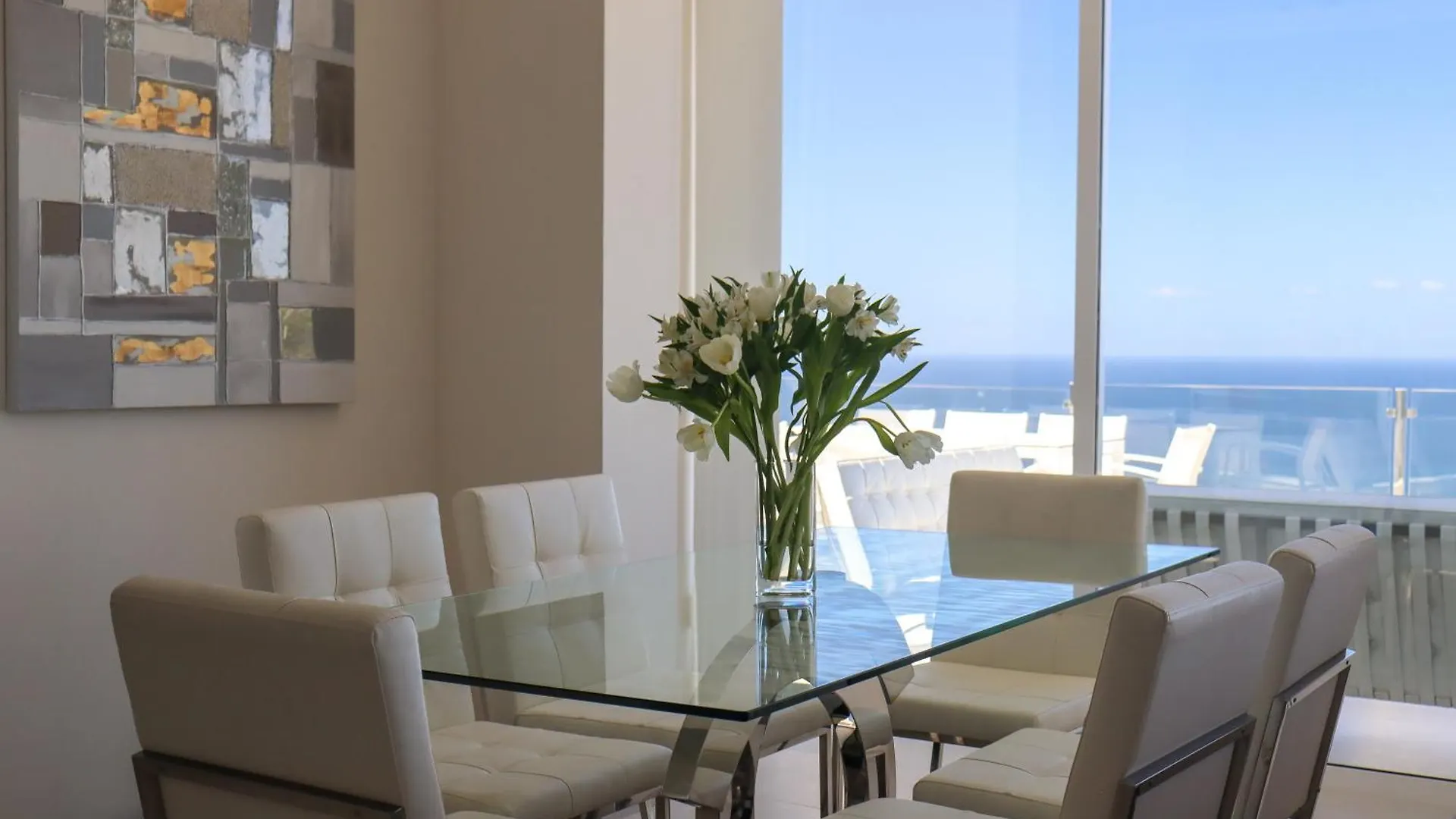 אדחה Azure Sky Villa - Panoramic Ocean View, Luxury, San Eugenio
